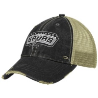 NBA San Antonio Spurs Slouch Mesh Back Hat, One Size Fits All ?black