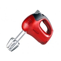 Brentwood 5 Speed Hand Mixer, Red Small Appliances