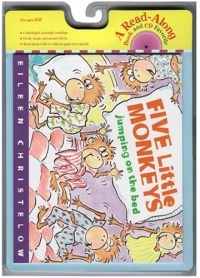 Five Little Monkeys Jumping on the Bed (Book & CD)