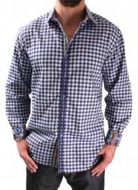 Robert Graham Augustine Men's Dress Long Sleeve Button Up Woven Shirt 2012 Fall