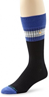 HUGO BOSS Men's Thick Stripe Ribbed Socks