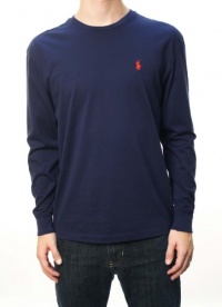 Polo Ralph Lauren Men's Navy Blue Long Sleeve T-Shirt