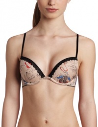 ck one Women's One Micro Street Chic Push Up Bra, Body Art, 32A