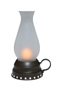 Mark Feldstein & Associates LNT8 Portable LED Lantern with Frosted-Glass Shade