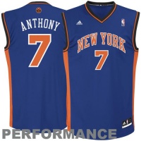 NBA New York Knicks Carmelo Anthony Blue Replica Jersey Boys'