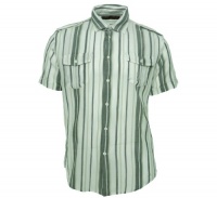 Perry Ellis Men's Short Sleeve Multi Stripe Shirt