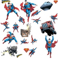 RoomMates RMK1194SCS Superman: Day Of Doom Peel & Stick Wall Decals