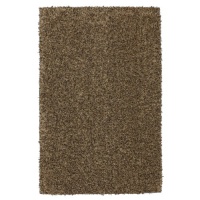 Townhouse Rugs Trendy Hazelnut 5-Feet  by 8-Feet  Shag Rug