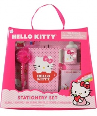 Sanrio Hello Kitty Stationery Set, Journal, Note Pad, Pencil and Many More, for ages 6 +