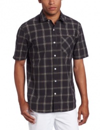 Volcom Men's Why Factor Plaid Short Sleeve Shirt