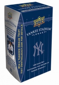 Upper Deck MLB New York Yankees Yankee Stadium Legacy 100 Card Set