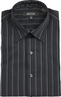 Kenneth Cole Reaction Multi Striped Long Sleeve Dress Shirt