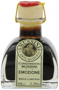 Mussini 20 Year Balsamic Vinegar, Emozione Balsamica, 2.39 Ounce Glass Bottle