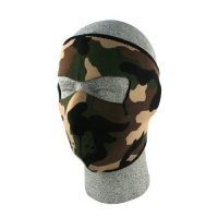 ZANheadgear Neoprene Face Mask (Woodland Camouflage)