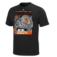 MLB San Francisco Giants 2012 World Series Champs Rings T-Shirt, Black