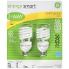 GE 79455 3-Way Soft White Energy Smart 16/25/32 watt (equals 50/100/150 watts) CFL Light Bulbs - 2 Pack