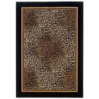 Couristan Everest Leopard Area Rug Size - 3.11 x 5.3 ft.