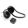 Coby CV232BLK Sports Double Play 2-In-1 Combo Active Style Headphones, Black