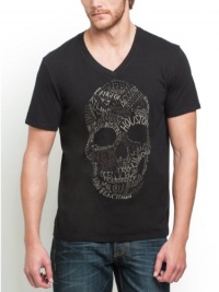 GUESS Type of Skull Basic V-Neck Tee