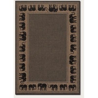 Couristan Rugs: Recife Elephant Indoor Outdoor Rug