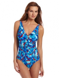 Gottex Women's Fiore Open Surplice One Piece Swimsuit