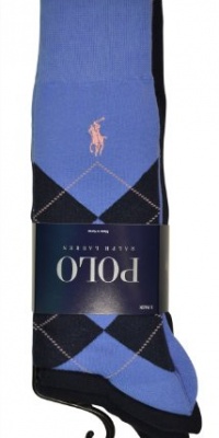 Polo Ralph Lauren Men's 3 Pack Argyle Dress Socks (10-13)