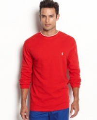 Simple and classic, this thermal from Polo  Ralph Lauren is a great accent to your weekend style.