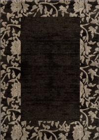 Area Rug 2x3 Rectangle Transitional Charcoal Color - Momeni Dream Rug from RugPal