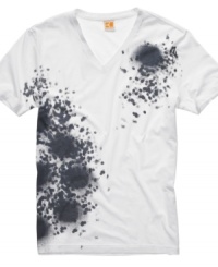 Sparks will fly when you wear this fireworks graphic t-shirt from BOSS ORANGE.