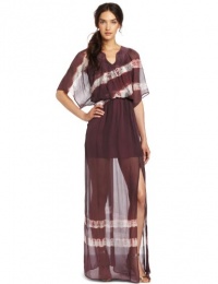 Gypsy 05 Women's Janie Maxi Dress, Burgundy, Large