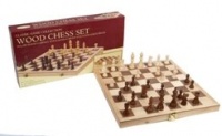 Classic Wood Folding Chess Set