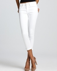 Joe's Jeans delivers the perfect cropped and skinny silhouette in a crisp, clean wash.