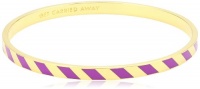 Kate Spade New York Get Carried Away Purple Idiom Bangle Bracelet