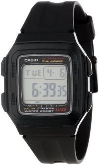 Casio Men's F201WA-1A Multi-Function Alarm Sports Watch