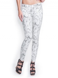 Brittney Ankle Skinny InBloom Printed Jeans