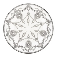 Marchesa by Lenox Empire Pearl 9 Accent Plate