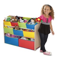 Delta Multi-Color Deluxe Toy Organizer with Storage Bins