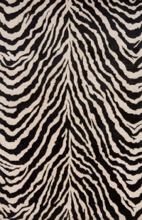 Momeni Serengeti SERENSG-05ZEB5380 Zebra Rug