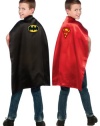 Child Batman and Superman Reversible Cape