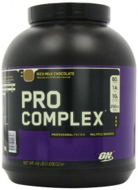 Optimum Nutrition Pro Complex, Rich Milk Chocolate, 4.6 Pound