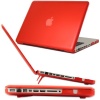 iPearl mCover Hard Shell Case with FREE keyboard cover for Model A1278 13-inch Regular display Aluminum Unibody MacBook Pro - RED