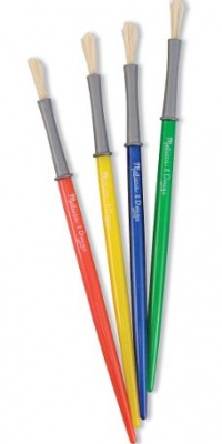 Melissa & Doug Fine Paint Brushes, Set of 4