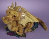 Plush Topaz Golden Dragon 15