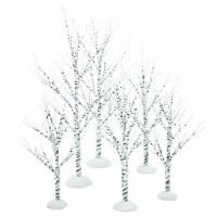 Department 56 Village Winter Birch Set of 6, Wrapped Wire