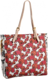 The SAK  Sakroots Artist Circle 104955 Tote,Red Peace Print,One Size