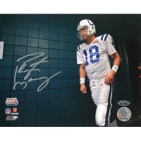 Steiner Sports NFL Indianapolis Colts Peyton Manning SB XLI Walking Through the Tunnel 16-by-20-inch Signed Photograph