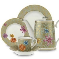 Villeroy and Boch Aureus Rim Soup : Blossom 9 1/2 Inch Dinnerware