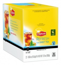 Lipton K-Cups, REFRESH Iced Sweet Tea, 22 Count