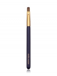 Your lips will love the ease and smooth precision of this essential brush. Comes with a golden cap. Use with either lipstick or lip gloss. Line, define and let your lips shine. Gently dab brush over lipstick (or gloss) and apply by starting at center and working out toward lipline. All Estée Lauder brushes are composed of the finest quality materials and are designed to ensure the highest level of makeup artistry. 