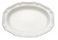 Mikasa French Countryside 15-Inch White Stoneware Oval Platter